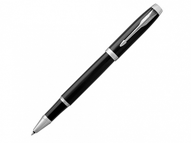 Ручка Parker роллер «IM Core Black Chrome CT» с логотипом в Волгограде заказать по выгодной цене в кибермаркете AvroraStore