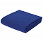 Флисовый плед Warm&Peace XL, ярко-синий с логотипом в Волгограде заказать по выгодной цене в кибермаркете AvroraStore