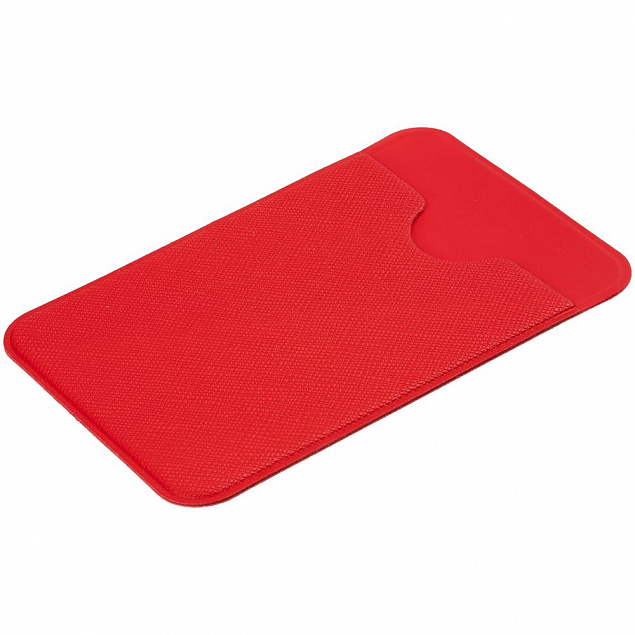 Чехол для карты на телефон Devon, красный с логотипом в Волгограде заказать по выгодной цене в кибермаркете AvroraStore