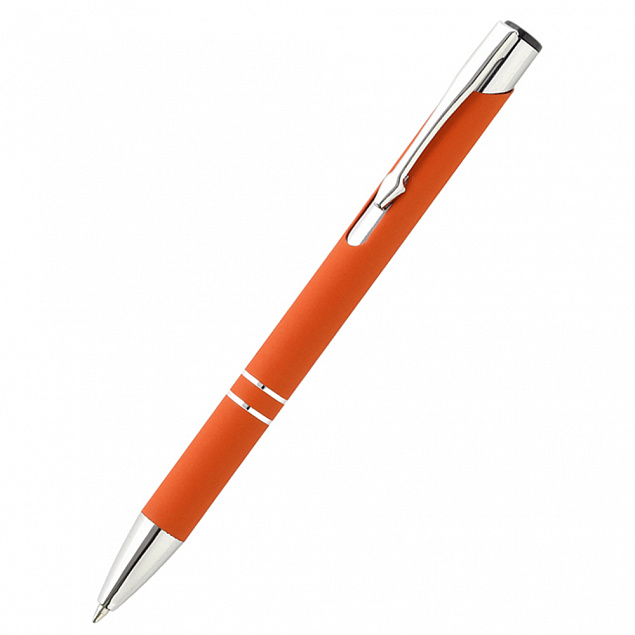 Ручка металлическая Molly - Оранжевый OO с логотипом в Волгограде заказать по выгодной цене в кибермаркете AvroraStore