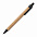 Ручка шариковая YARDEN, черный, натуральная пробка, пшеничная солома, ABS пластик, 13,7 см с логотипом в Волгограде заказать по выгодной цене в кибермаркете AvroraStore