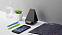 Настольные часы "Smart Pyramid" с bluetooth колонкой (3Вт) и беспроводным (15W) зарядным устройством, с подсветкой логотипа с логотипом в Волгограде заказать по выгодной цене в кибермаркете AvroraStore