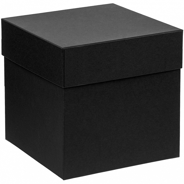 Коробка Cube S, черная с логотипом в Волгограде заказать по выгодной цене в кибермаркете AvroraStore