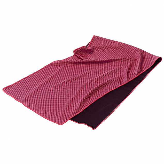 Охлаждающее полотенце Weddell, розовое с логотипом в Волгограде заказать по выгодной цене в кибермаркете AvroraStore