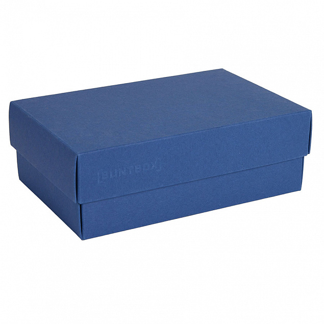 Коробка картонная, "COLOR" 11,5*6*17 см; синий с логотипом в Волгограде заказать по выгодной цене в кибермаркете AvroraStore