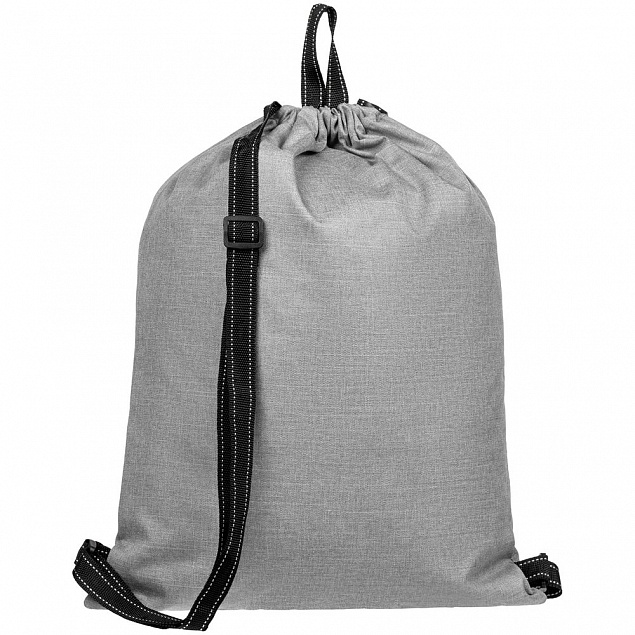 Рюкзак-мешок Melango, серый с логотипом в Волгограде заказать по выгодной цене в кибермаркете AvroraStore