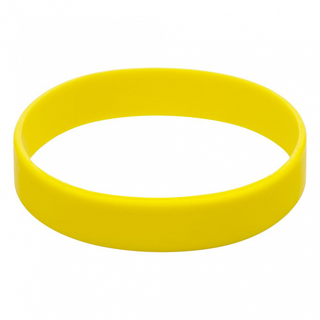 Силиконовый браслет Valley, желтый с логотипом в Волгограде заказать по выгодной цене в кибермаркете AvroraStore