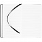 Блокнот Shall, черный, с белой бумагой с логотипом в Волгограде заказать по выгодной цене в кибермаркете AvroraStore