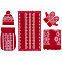 Плед Onego, красный с логотипом в Волгограде заказать по выгодной цене в кибермаркете AvroraStore