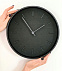 Часы настенные Beam, черное дерево с логотипом в Волгограде заказать по выгодной цене в кибермаркете AvroraStore
