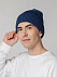 Шапка Tommi, синий меланж с логотипом в Волгограде заказать по выгодной цене в кибермаркете AvroraStore