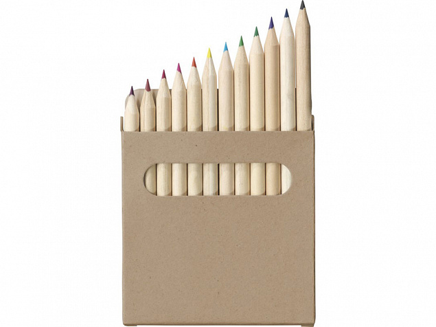 Набор карандашей для раскрашивания «Artemaa» с 12 предметами с логотипом в Волгограде заказать по выгодной цене в кибермаркете AvroraStore