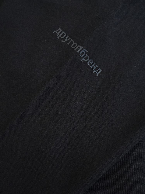 Толстовка «Источник. Олень», черная с логотипом в Волгограде заказать по выгодной цене в кибермаркете AvroraStore
