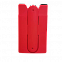 Держатель карт на телефоне Skat, красный с логотипом в Волгограде заказать по выгодной цене в кибермаркете AvroraStore