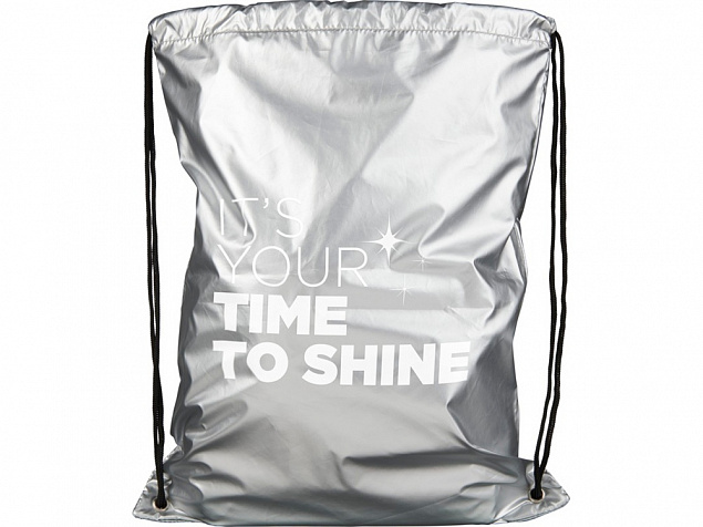 Рюкзак-мешок Be Inspired блестящий с логотипом в Волгограде заказать по выгодной цене в кибермаркете AvroraStore