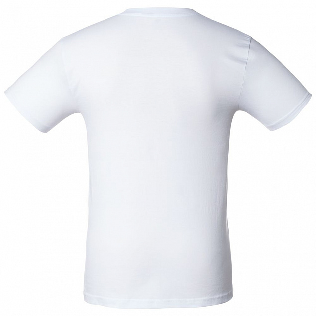 Футболка белая «Сфинкс в кармане» с логотипом в Волгограде заказать по выгодной цене в кибермаркете AvroraStore