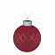 Елочный шар King, 8 см, красный с логотипом в Волгограде заказать по выгодной цене в кибермаркете AvroraStore