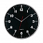 Настенные часы HEMERA, чёрный с логотипом в Волгограде заказать по выгодной цене в кибермаркете AvroraStore