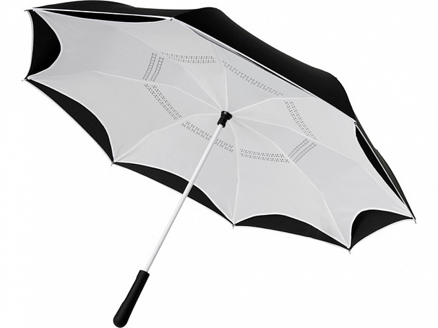 Зонт-трость Yoon с обратным сложением с логотипом в Волгограде заказать по выгодной цене в кибермаркете AvroraStore