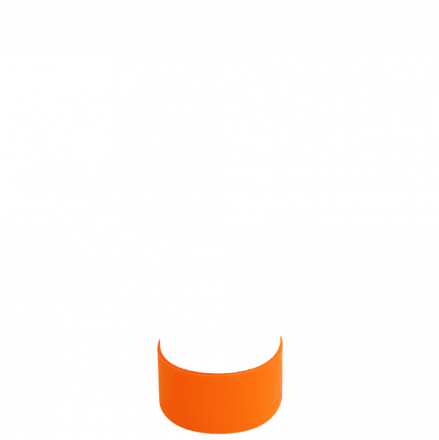 Манжета силиконовая для термобутылки Olivia, оранжевый с логотипом в Волгограде заказать по выгодной цене в кибермаркете AvroraStore