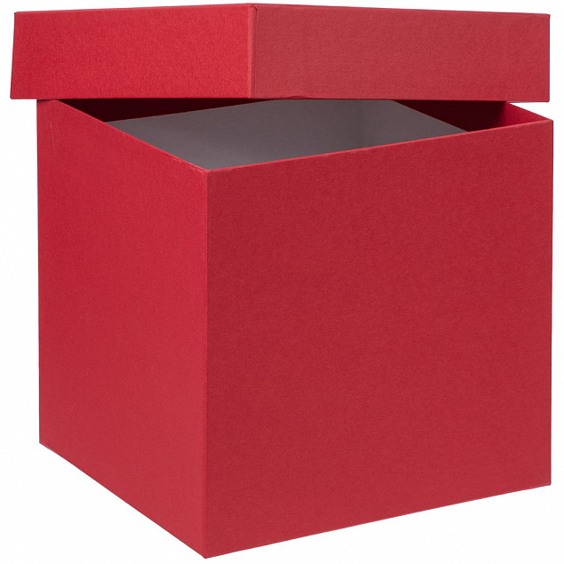Коробка Cube M, красная с логотипом в Волгограде заказать по выгодной цене в кибермаркете AvroraStore
