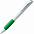 Ручка шариковая Grip, белая с зеленым с логотипом в Волгограде заказать по выгодной цене в кибермаркете AvroraStore