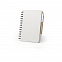 Набор GLICUN: блокнот B6 и ручка, рециклированный картон/пластик с пшеничным волокном, бежевый с логотипом в Волгограде заказать по выгодной цене в кибермаркете AvroraStore