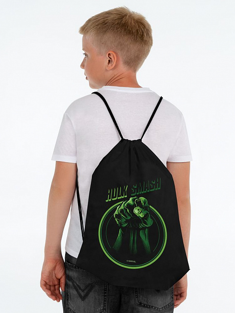 Рюкзак Hulk Smash, черный с логотипом в Волгограде заказать по выгодной цене в кибермаркете AvroraStore