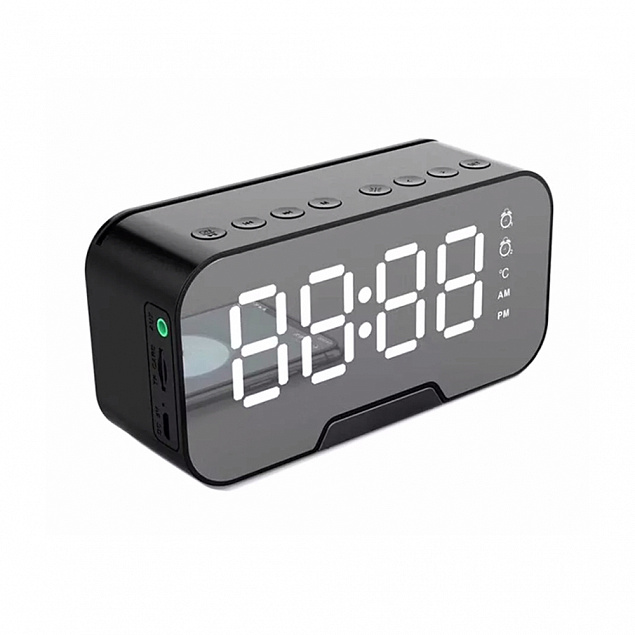 Часы-метеостанция Allora с Bluetooth колонкой и функцией Hands free с логотипом в Волгограде заказать по выгодной цене в кибермаркете AvroraStore