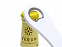 Открывашка для бутылок, с магнитом, белый с логотипом в Волгограде заказать по выгодной цене в кибермаркете AvroraStore