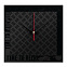 Часы настенные стеклянные Hard Work Black с логотипом в Волгограде заказать по выгодной цене в кибермаркете AvroraStore