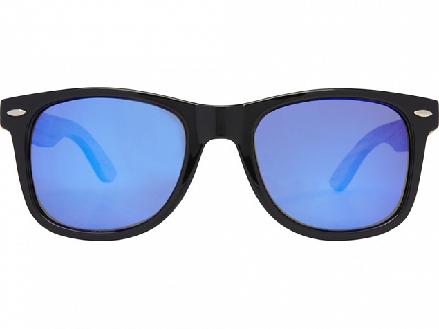 Hiru, зеркальные поляризованные солнцезащитные очки в оправе из переработанного PET-пластика/дерева в подарочной коробке, дерево с логотипом в Волгограде заказать по выгодной цене в кибермаркете AvroraStore