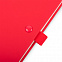 Бизнес-блокнот А5 FLIPPY, красный, твердая обложка, в линейку с логотипом в Волгограде заказать по выгодной цене в кибермаркете AvroraStore