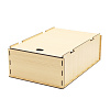 Коробка ламинированная деревянная 22,5 х 24,5 х 9,6 см