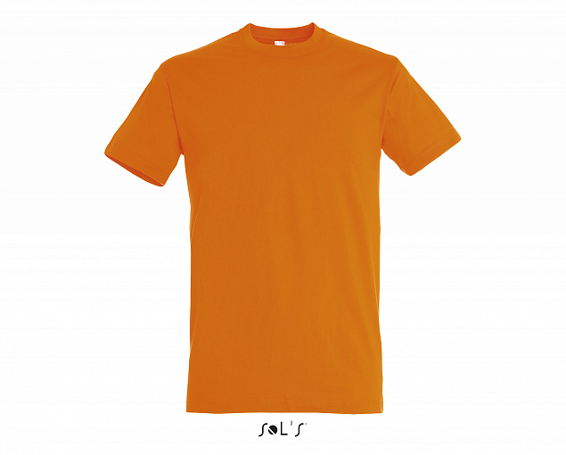Фуфайка (футболка) REGENT мужская,Оранжевый XXS с логотипом в Волгограде заказать по выгодной цене в кибермаркете AvroraStore