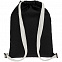 Рюкзак Nock, черный с белой стропой с логотипом в Волгограде заказать по выгодной цене в кибермаркете AvroraStore