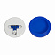 Наушники  "Своя волна" в футляре, синие/белые# с логотипом в Волгограде заказать по выгодной цене в кибермаркете AvroraStore