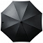 Зонт-трость Alessio, черный с логотипом в Волгограде заказать по выгодной цене в кибермаркете AvroraStore
