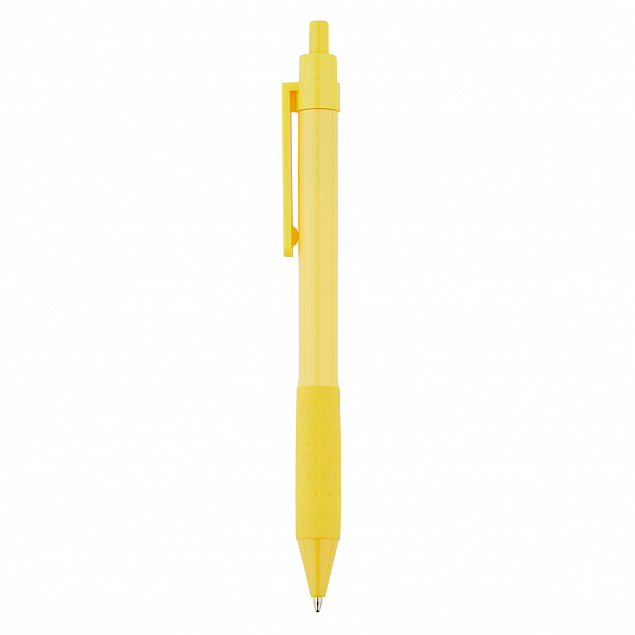 Ручка X2, желтый с логотипом в Волгограде заказать по выгодной цене в кибермаркете AvroraStore