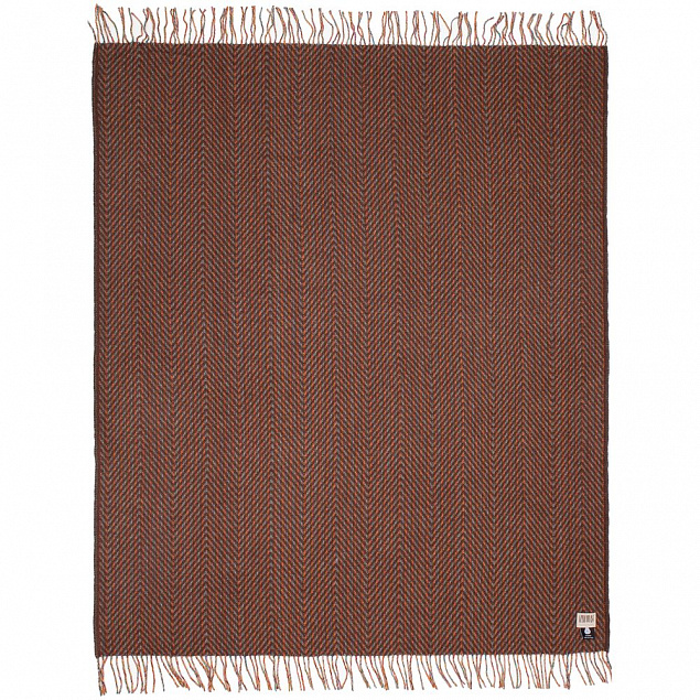 Плед Brera Testa Di Moro, коричневый с логотипом в Волгограде заказать по выгодной цене в кибермаркете AvroraStore