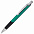 SQUARE, ручка шариковая с грипом, зеленый/хром с логотипом в Волгограде заказать по выгодной цене в кибермаркете AvroraStore