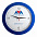 Часы настенные Vivid large, черные с логотипом в Волгограде заказать по выгодной цене в кибермаркете AvroraStore