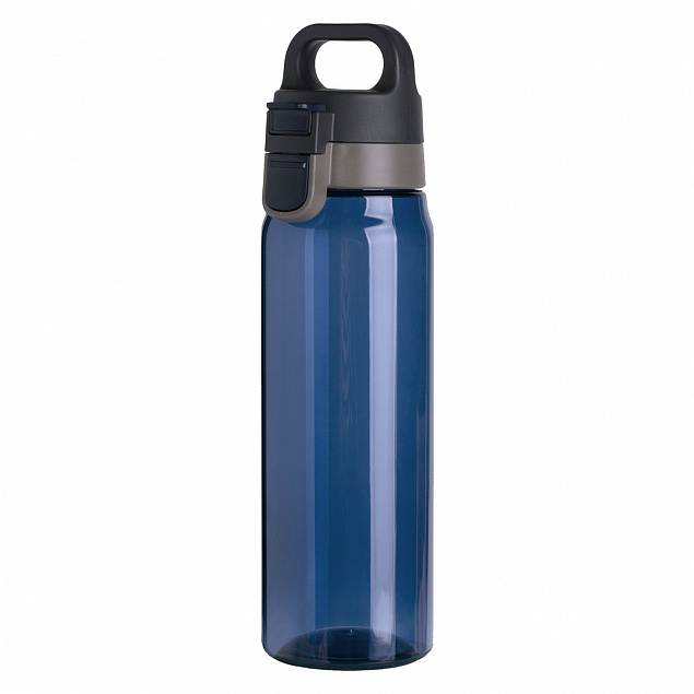 Спортивная бутылка для воды, Aqua, 830 ml, синяя с логотипом в Волгограде заказать по выгодной цене в кибермаркете AvroraStore