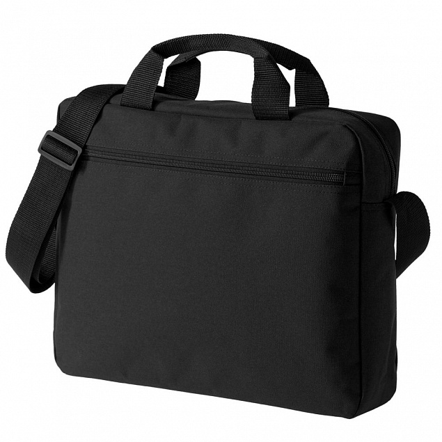 Конференц-сумка Member, черная с логотипом в Волгограде заказать по выгодной цене в кибермаркете AvroraStore