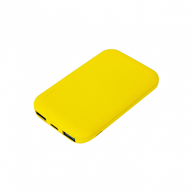 Внешний аккумулятор, Velutto, 5000 mAh, желтый с логотипом в Волгограде заказать по выгодной цене в кибермаркете AvroraStore