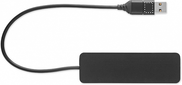 USB-C 4-портовый USB-концентрат с логотипом в Волгограде заказать по выгодной цене в кибермаркете AvroraStore