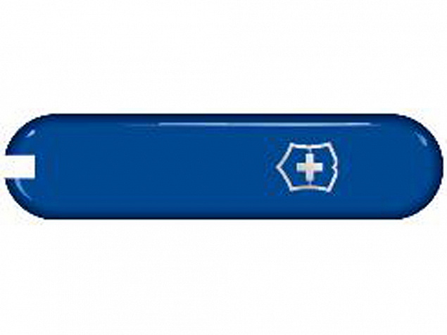 Передняя накладка VICTORINOX 58 мм, пластиковая, синяя с логотипом в Волгограде заказать по выгодной цене в кибермаркете AvroraStore