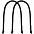 Ручки Corda для пакета M, сиреневые с логотипом в Волгограде заказать по выгодной цене в кибермаркете AvroraStore