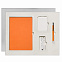 Подарочный набор Portobello/ Sky оранжево-белый (Ежедневник недат А5, Ручка, Power Bank) с логотипом в Волгограде заказать по выгодной цене в кибермаркете AvroraStore