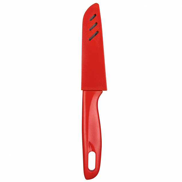 Нож кухонный Aztec, красный с логотипом в Волгограде заказать по выгодной цене в кибермаркете AvroraStore